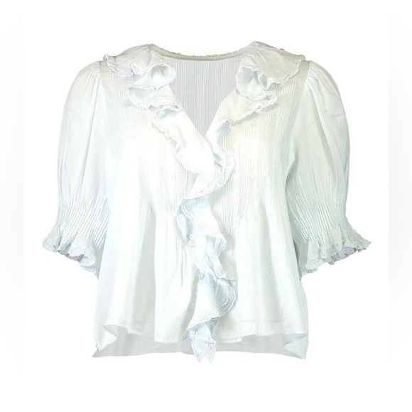 DOEN Henri Top in Alice Blue, Size S, Excellent Condition - Picture 9 of 16